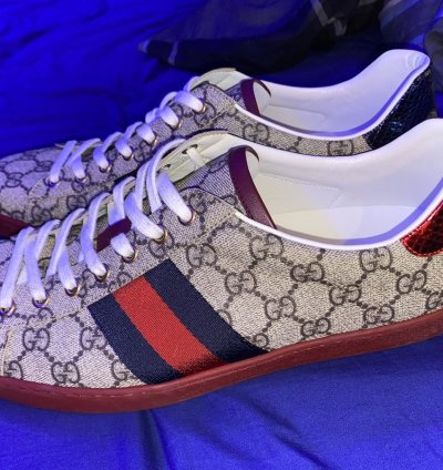 100 authentic Gucci Ace GG Supreme sneaker