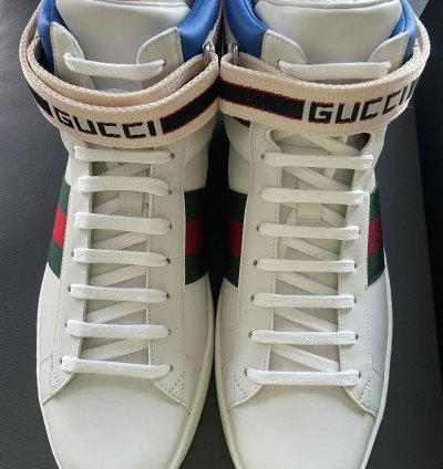 1K Brand NEW Sold Out ACE Leather Python High Top Sneakers