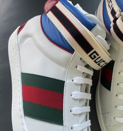 1K Brand NEW Sold Out ACE Leather Python High Top Sneakers