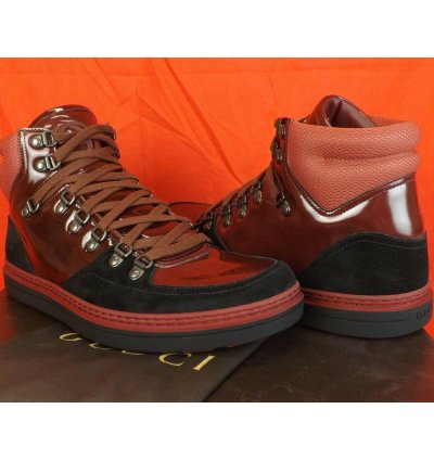 368496 SOFTY TEK CONTRAST BURGUNDY INTERLOCKING SNEAKERS 8