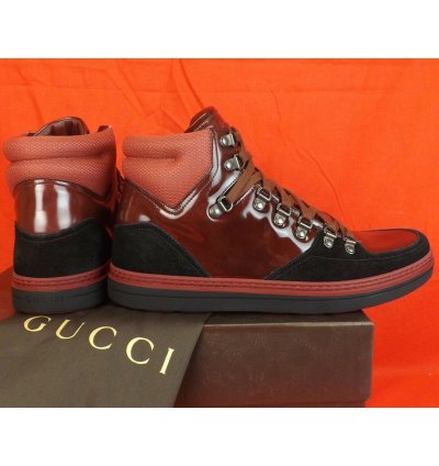 368496 SOFTY TEK CONTRAST BURGUNDY INTERLOCKING SNEAKERS 8