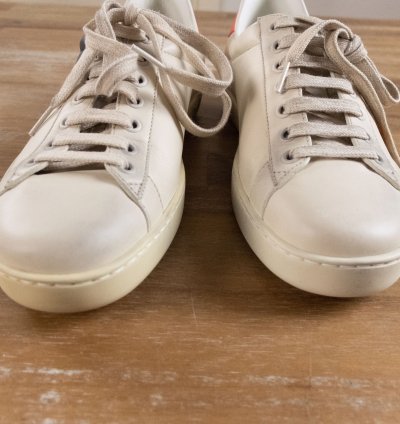 830 GUCCI Ace Mickey Mouse white leather sneakers - 7 US
