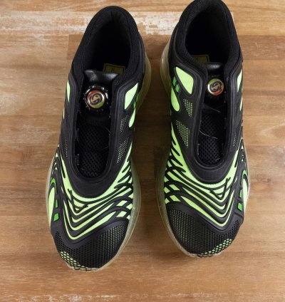 890 GUCCI Ultrapace black green sneakers 10 US 9 5 UK