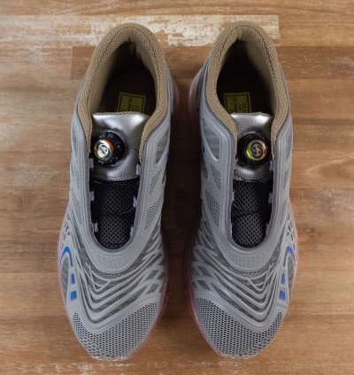 890 GUCCI Ultrapace grey pink sneakers - 11 5 US 11 UK