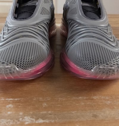890 GUCCI Ultrapace grey pink sneakers - 11 5 US 11 UK