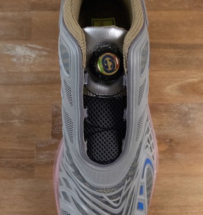 890 GUCCI Ultrapace grey pink sneakers - 11 5 US 11 UK
