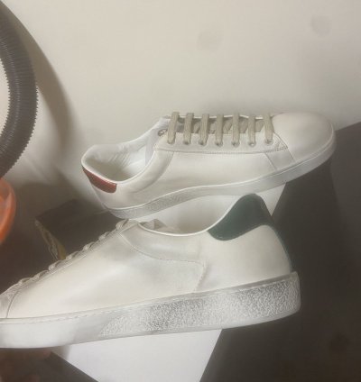 Ace blade print sneaker sz 10us(9 in Gucci)