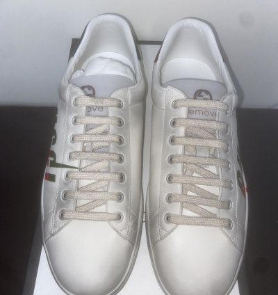 Ace blade print sneaker sz 10us(9 in Gucci)