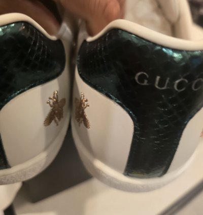 Ace Embroidered Bees and Stars Gucci Sz 15 5 US Sz 16
