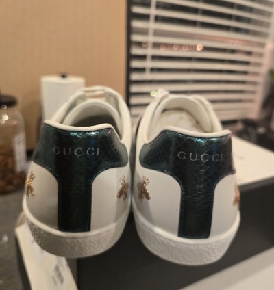 Ace Embroidered Bees and Stars Gucci Sz 15 5 US Sz 16