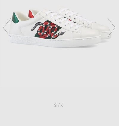 Ace Embroidered Low Snake
