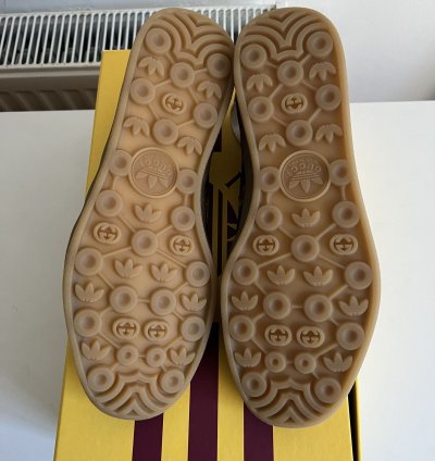 ADIDAS GUCCI GAZELLE GG MONOGRAM BROWN