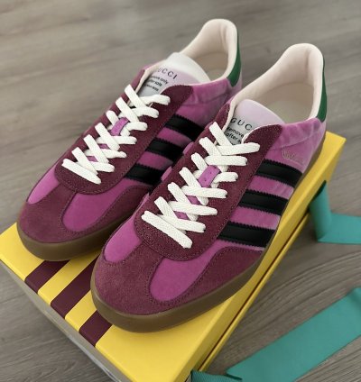 Adidas Gucci Gazelle Pink Velvet EU 43 1 3