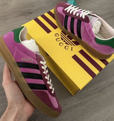 Adidas Gucci Gazelle Pink Velvet EU 43 1 3