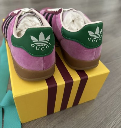 Adidas Gucci Gazelle Pink Velvet EU 43 1 3
