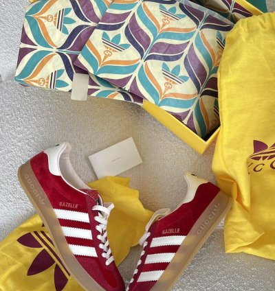 Adidas Gucci Gazelle Red