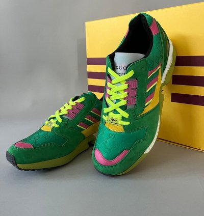 Adidas ZX8000 Monogram Sneakers in green