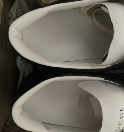 Black GG Embossed Sneakers