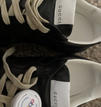 Black GG Embossed Sneakers