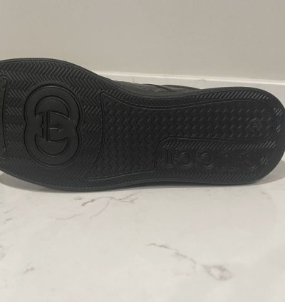 Black GG Embossed Sneakers