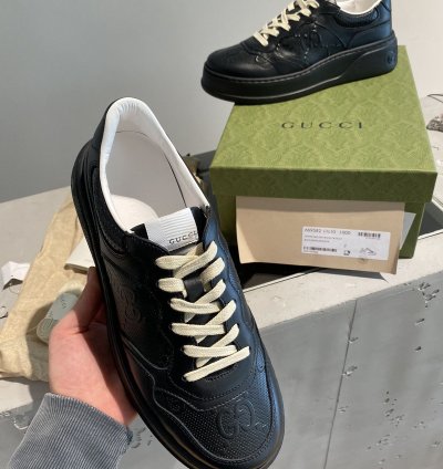 Black Week Sale Gucci Embossed GG Sneakers