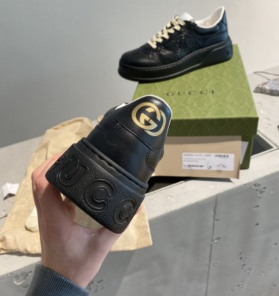 Black Week Sale Gucci Embossed GG Sneakers
