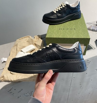 Black Week Sale Gucci Embossed GG Sneakers