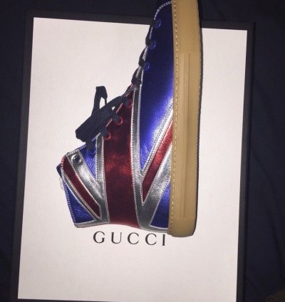 BNWT UNITED KINGDOM UK flag GUCCI HIGHS