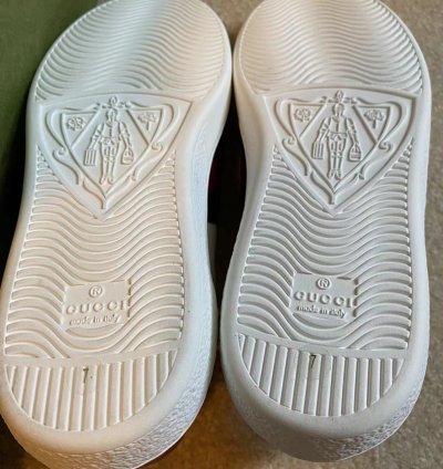 Brand NEW Gucci Ace Cat Leather Sneaker