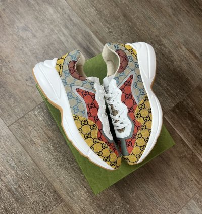 BRAND NEW GUCCI GG CANVAS RHYTON MULTICOLOR