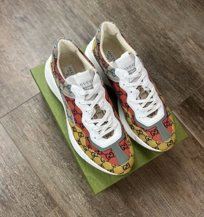 BRAND NEW GUCCI GG CANVAS RHYTON MULTICOLOR