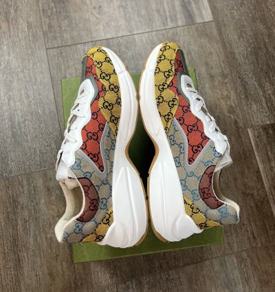 BRAND NEW GUCCI GG CANVAS RHYTON MULTICOLOR