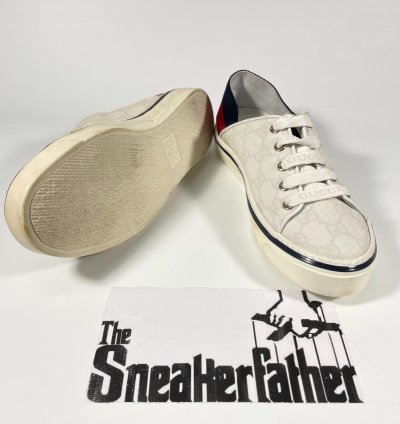 CONDITION - BRAND NEW GUCCI SNEA TESS GOMMA 9041 MENS 8 5