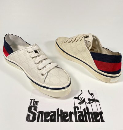 CONDITION - BRAND NEW GUCCI SNEA TESS GOMMA 9041 MENS 8 5