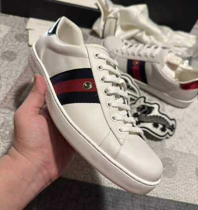 DEAL GUCCI ACE SNEAKERS SZ 10 5 NEW