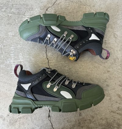 DS BRAND NEW GUCCI FLASHTREK CHUNKY DAD SNEAKER RUNNER SHOES