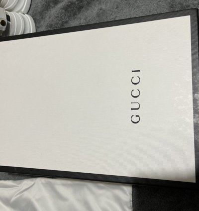 Fits (3-3 5 Mens) Gucci Flashtrek Crystals White Gold Pink