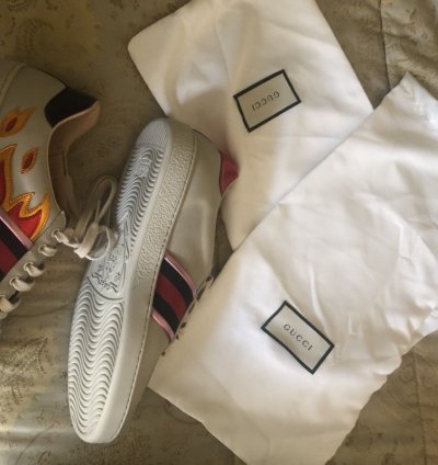 Grails New Gucci Flames Shoes Size 9 5