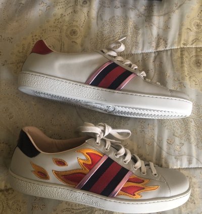 Grails New Gucci Flames Shoes Size 9 5