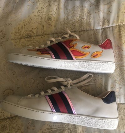 Grails New Gucci Flames Shoes Size 9 5