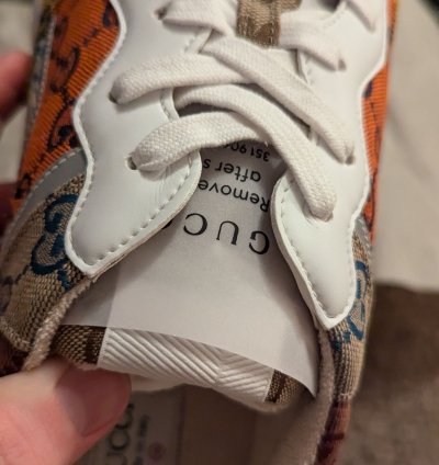 Gucci 14 5 multicolor rhyton sneakers