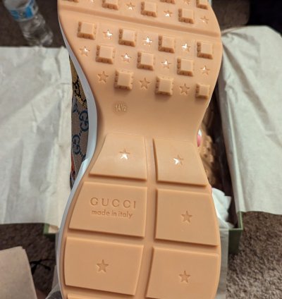Gucci 14 5 multicolor rhyton sneakers