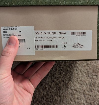Gucci 14 5 multicolor rhyton sneakers