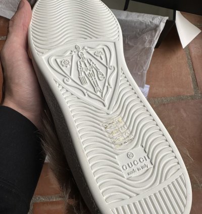 Gucci Ace Fur Low-Tops