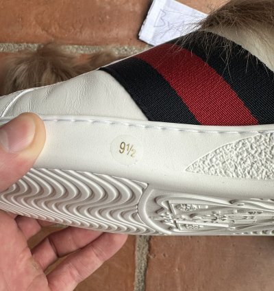 Gucci Ace Fur Low-Tops