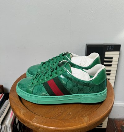 Gucci Ace GG Crystal Canvas Sneaker