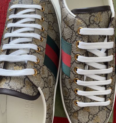 Gucci Ace GG Supreme Bees Sneaker Size 11