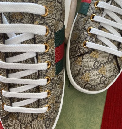 Gucci Ace GG Supreme Bees Sneaker Size 11