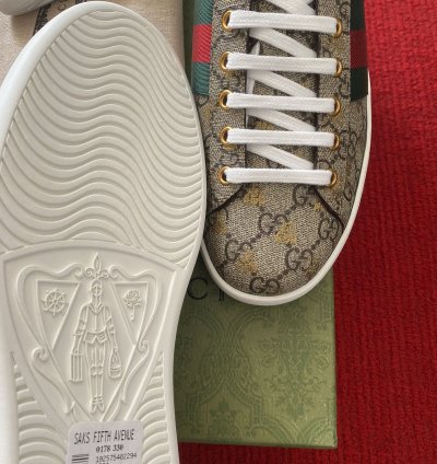 Gucci Ace GG Supreme Bees Sneaker Size 11