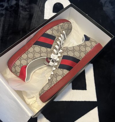 Gucci Ace GG Supreme Red Sneaker